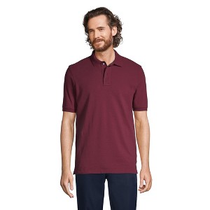 Lands' End School Uniform Young Men's Short Sleeve Mesh Polo Shirt - 1 of 4