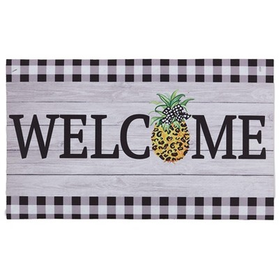 The Lakeside Collection Hello Summer Porch Decor - Farmhouse Door Mat
