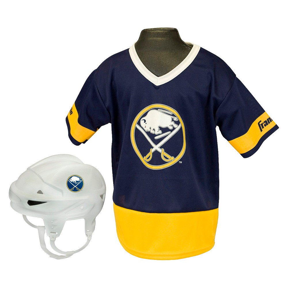 Buffalo Sabres Franklin Sports Licensed Hockey Uniform Set for Kids