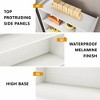 Lirago 6-Tier Wooden Open Bookshelf-Sturdy Particleboard and Melamine Saving Storage for Living Room Office and Bedroom - 4 of 4