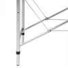 vidaXL Black Foldable Massage Table 3 Zones with Aluminum Frame - 2 of 4