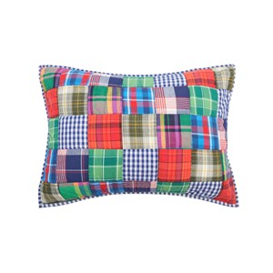 C&F Home 20" x 26" Madras Plaid Cotton Standard Sham - Machine Washable - 1 of 4