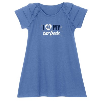 NCAA North Carolina Tar Heels Baby Girls' Dress - 12M