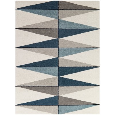 Balta Rugs Kids' Hinton Modern Geometric Blue