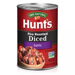 Hunt's 100% Natural Fire Roasted Diced Garlic Tomatoes - 14.5oz