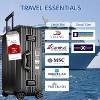 6 Pack Luggage Tags for Cruise Ship Essentials for NCL, Princess, Carnival, Royal Caribbean and Celebrity Cruise Necessities - 3 of 4