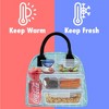 OPUX Insulated Lunch Box Women, Cooler Bag Tote Girls Kids Teen Adult, Soft Reusable Thermal Meal Prep Purse - 2 of 4