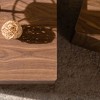 Sapphtopaz 2PCS Nesting Coffee Table with Wood Grain Sticker Cube Side Table Versatile Coffee Bar Unique End Table for Living Room, Bedroom - 4 of 4