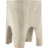 Meridian Furniture,Foligno Marble Finish Concrete End Table - 3 of 4