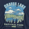 Men's Crater Lake National Park Wizard Island Views Crewneck Sweatshirt - 2 of 4