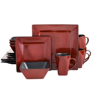Gibson Elite Kiesling 16-Piece Reactive Stoneware Dinnerware Set - 1 of 4