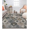 Lahome Moroccan Trellis Washable Area Rug-Soft Carpet for Living Room, Bedroom, or Entryway - 3 of 4