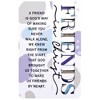 Dicksons Friends in Christ, Friends by Heart, Multicolor 3.8 x 2.5 Inch Laminated Cardstock Pocket Card Bookmark; Pack of 12 - 2 of 2