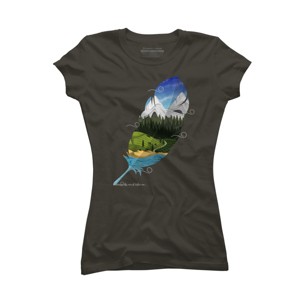 Junior's Design By Humans Wherever wind takes me By Sebasebi T-Shirt - 1 of 3