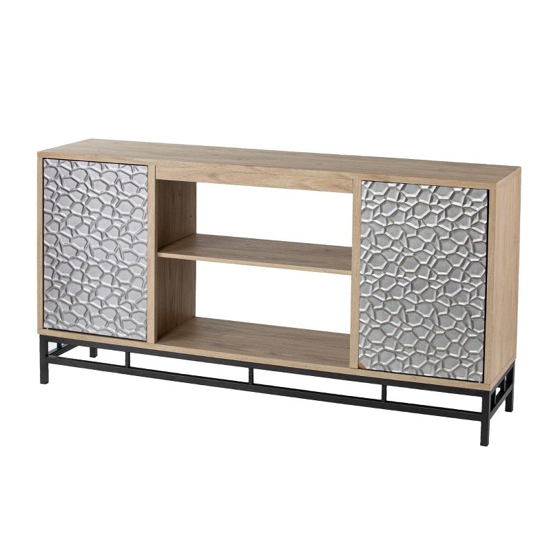 Dernal Media Console with Storage Natural - Aiden Lane, 6 of 13