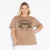 Women's Dragonfly Inn Short Sleeve Graphic T-Shirt - Brown - 2 of 3