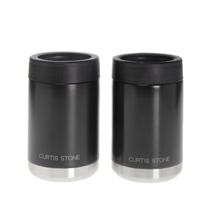 Curtis Stone Set of 2 12 oz. Double-Wall Insulated Coozies Refurbished - 1 of 2