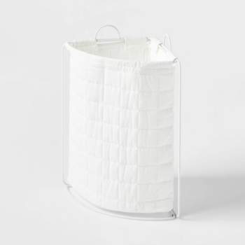 Quilted Collapsible Corner Kids' Hamper White - Pillowfort™