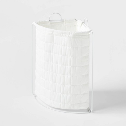 Quilted Collapsible Corner Kids' Hamper White - Pillowfort™ : Target