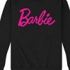 Men's - Barbie - Classic Pink Logo Graphic Fleece Sweatshirt - 2 of 4