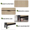 Garvee Shoe Storage Cabinet with 2/3/4 Flip Drawers,Farmhouse Fluted Shoe Organizer,Freestanding Hidden Slim Narrow Shoe Rack for Entryway,Foyer - 4 of 4