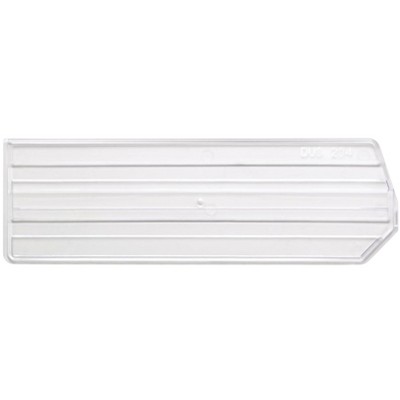 Quantum Storage Systems Bin Divider, Clear, For Bin Qus234 (Pack Of 6), Made In Usa