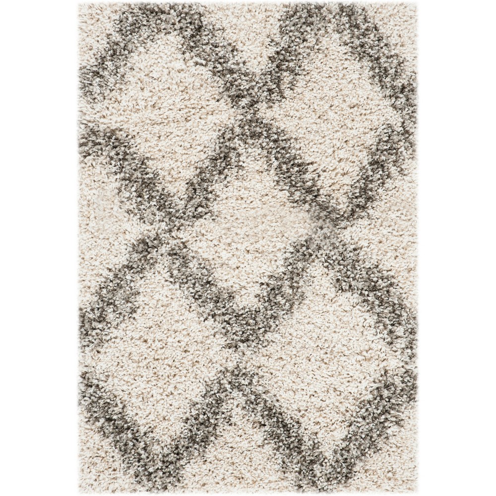 2'x3' Casandra Geometric Loomed Rug Ivory/Gray - Safavieh