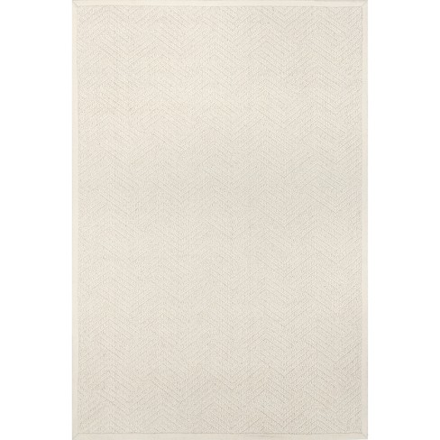 Nuloom Natural Textured Suzanne Area Rug 8x10, Cream : Target