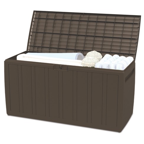 Ram Quality Products Large Outdoor Storage Deck Box Organizer Bin ...