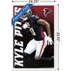 Trends International NFL Atlanta Falcons - Kyle Pitts 21 Framed Wall Poster Prints - 3 of 4
