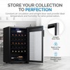 Newair Freestanding 33 Bottle Compressor Wine Fridge in Stainless Steel, Adjustable Racks and Exterior Digital Thermostat - 2 of 4