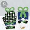 Big Dot of Happiness Kentucky Horse Derby - Square Favor Gift Boxes - Horse Race Party Bow Boxes - Set of 12 - 3 of 4