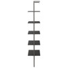 vidaXL 5-Tier Leaning Shelf Black 25.2 in.x13.8 in.x72.8 in. - 4 of 4