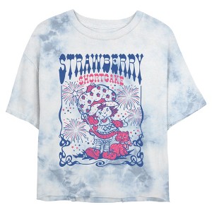 Juniors Strawberry Shortcake American Sweetie Fireworks T Shirt - 1 of 4