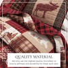 Rustic Woodland Printed Reversible Quilt Set - Great Bay Home - 3 of 4