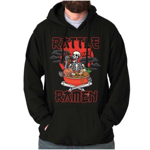 Japanese Rattle and Ramen Skeleton Hoodie Sweatshirt Women Men Brisco Brands - 1 of 4