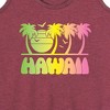 Women's - Instant Message - Vintage Hawaii Blend Graphic Racerback Tank - 2 of 4