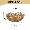 Mela Artisans Gurez Valley Bowl in Gold - 3 of 3