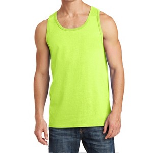 Mafoose Mens Solid Cotton Tank Top Sleeveless Tee Shirt for Sports, Gym, Fitness, Beach - 1 of 4