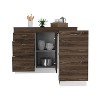 NicBex 3 Drawers Kitchen Island Cart with 1 Flexible Cabinet and 2 Shelves,Kitchen Island with Storage,Island Table for Kitchen - 4 of 4
