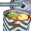 Tirrinia 2 Bottle Wine Tote Carrier, Leakproof & Insulated Padded Versatile Wine Cooler Bag, Wine Gift Bag - 3 of 4