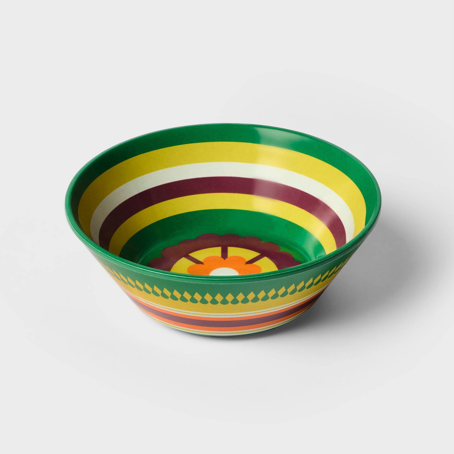 Día de Muertos 5.5" Bowl Green/Yellow/Orange