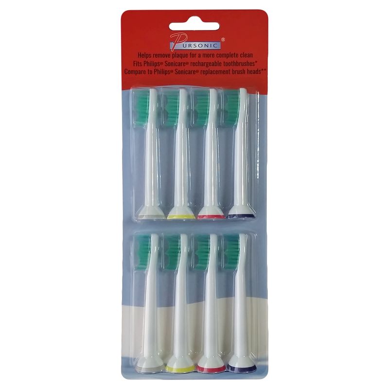Pursonic Generic  Sonicare Replacement Toothbrush Heads - 8ct, 2 of 4