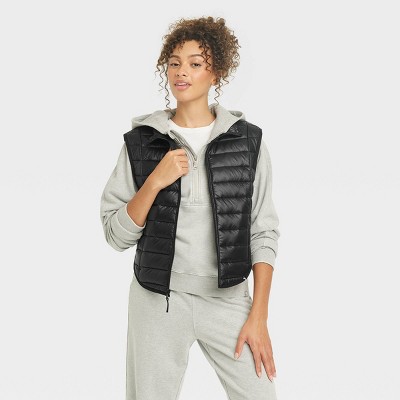 Women's Quilted Puffer Pants - JoyLab Ivory L