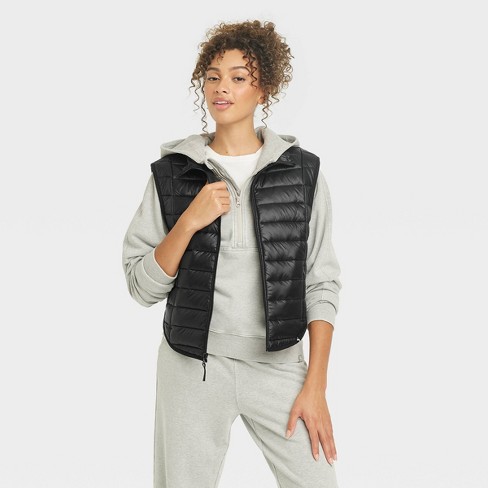 Quilt Crop Puffer Vest