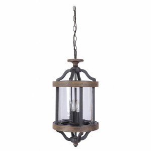 Craftmade Lighting Ashwood 2 - Light Pendant in  Textured Black/Whiskey Barrel - 1 of 1