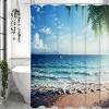 Paaaawaters Palms Ocean Tropical Island Beach Decor Maldives High Resolution Photography Home Postcard Decor Bathroom - 2 of 4