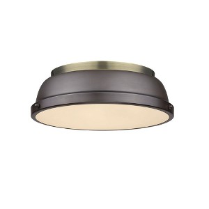 Golden Lighting Duncan Flush Mount - 14" - 1 of 1