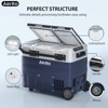 Electric Cooler, Aeitto 32QT Portable Car Refrigerator Frezzer with Dual Zone&Independent Temperature Control, -4℉-68℉ Electric Compressor Cooler - 4 of 4