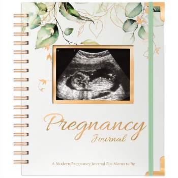 KeaBabies Pregnancy Journal, Pregnancy Announcements, 90 Pages Hard Cover Pregnancy Book For Mom To Be Gift